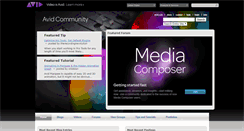 Desktop Screenshot of cstest.avid.com